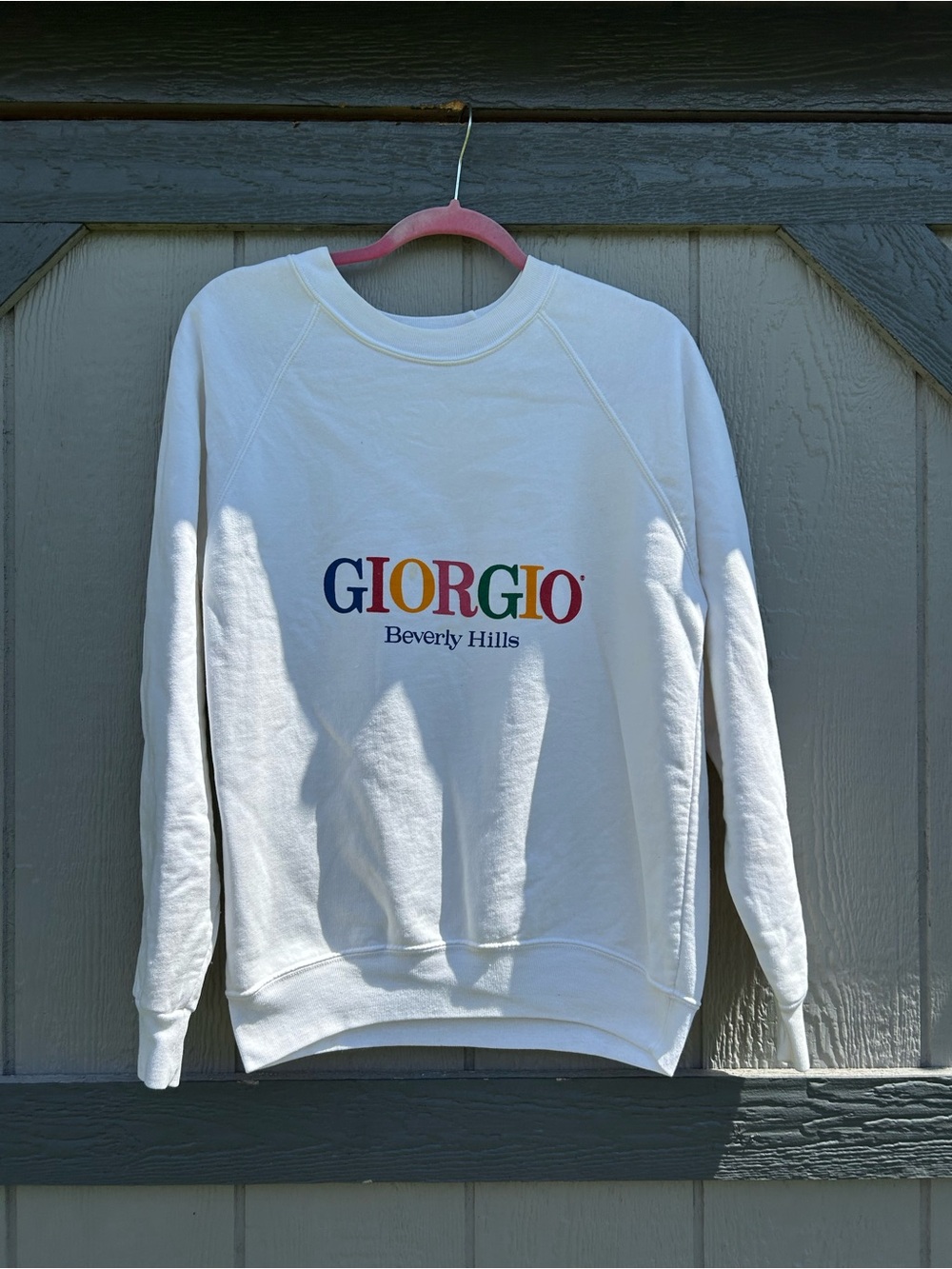 VTG Giorgio Beverly Hills Crewneck Sweatshirt Multicolor Logo see des. for mes.